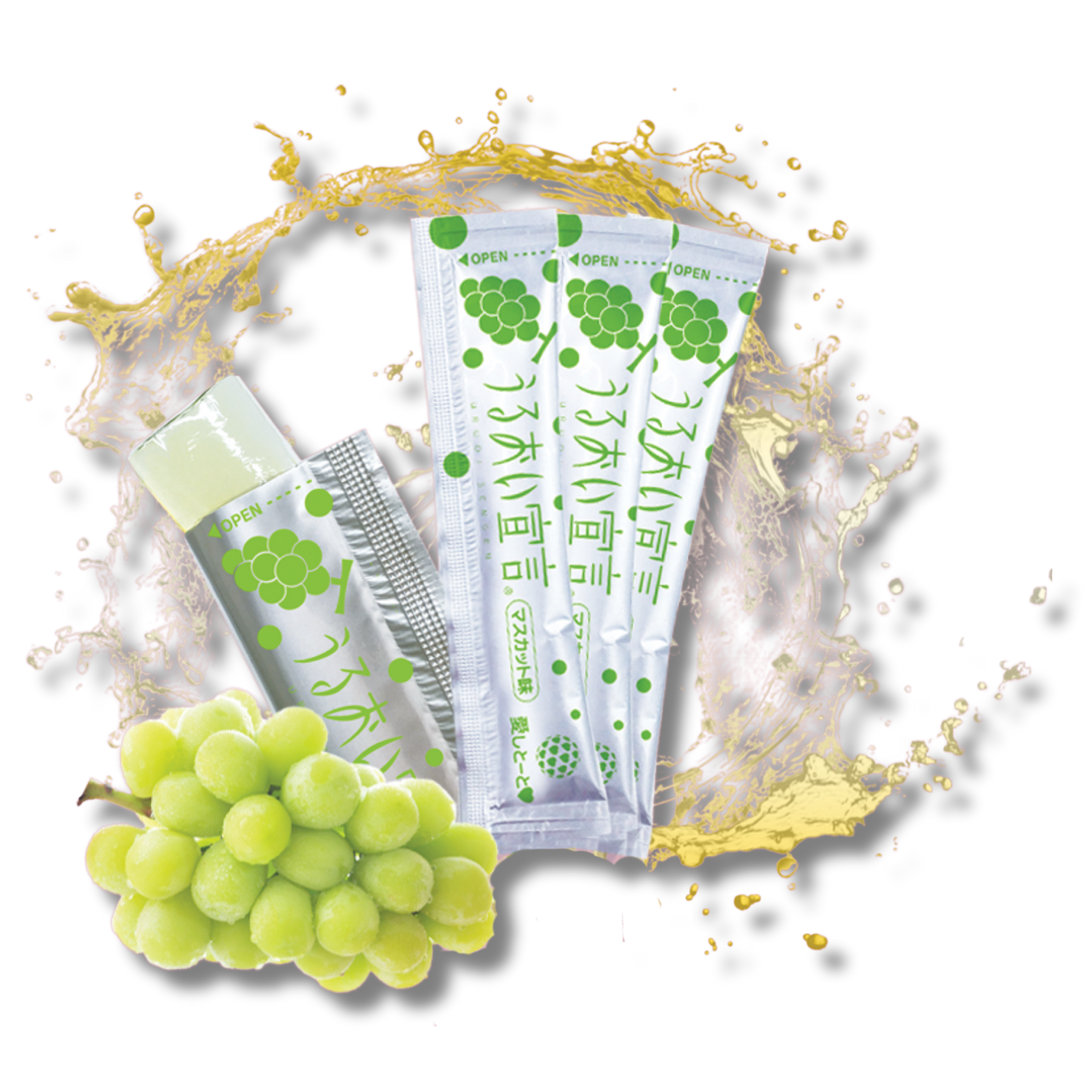 Merekollageeni tarretis, viinamarja maitse