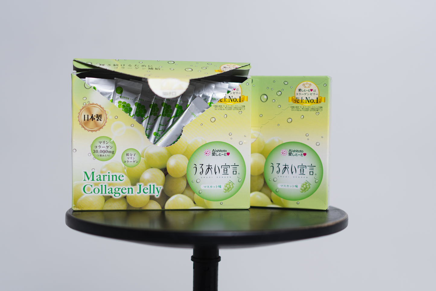 Merekollageeni tarretis, viinamarja maitse